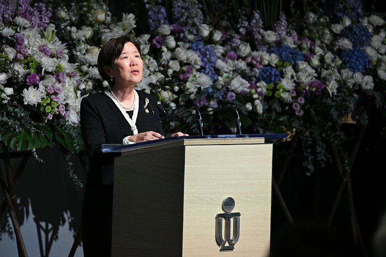 President's Speech at the Memorial Service for HKUST Founding President Professor Chia-Wei Woo