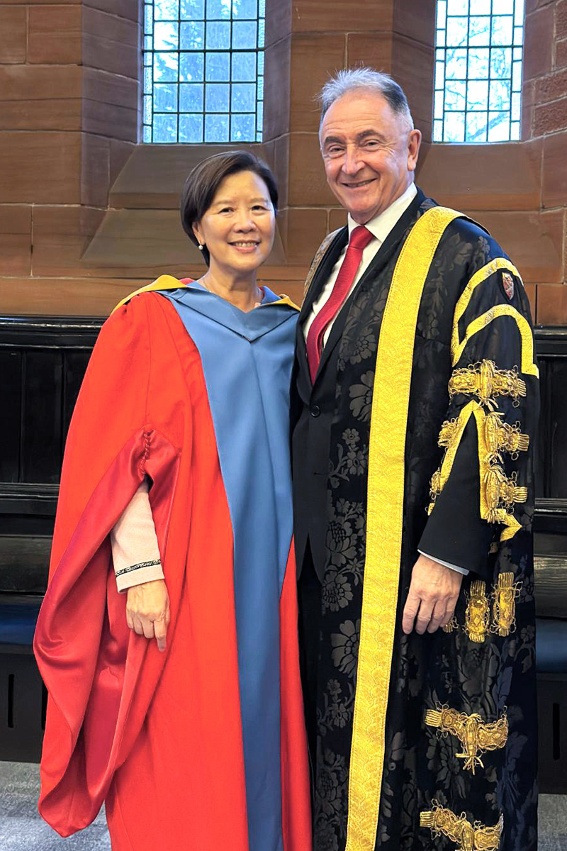 Honored by University of Strathclyde for Groundbreaking Contributions to Science and Education